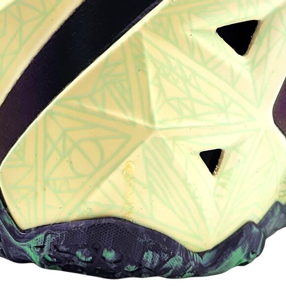 Nike LeBron 11 GS All Star 621712-701 Cashmere Green Glow Shoe EU 40 US 7Y - NWB - Picture 7 of 9